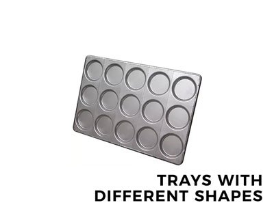 ITALBAKERY TRAYS WITH DIFFERENT SHAPES